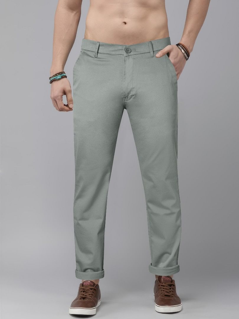 Authenzaa Men Casual Trouser CT4S013 Stone 