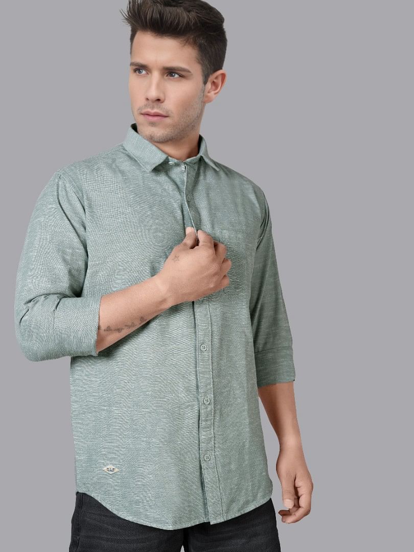 Authenzaa Men Casual Shirt SFCS068 Pista 