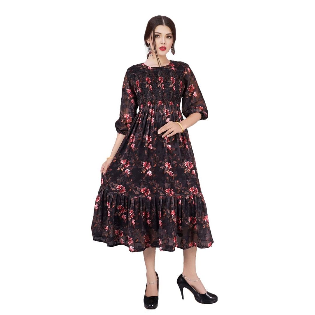 Authenzaa Women Kurti EVWKT012 Multi 