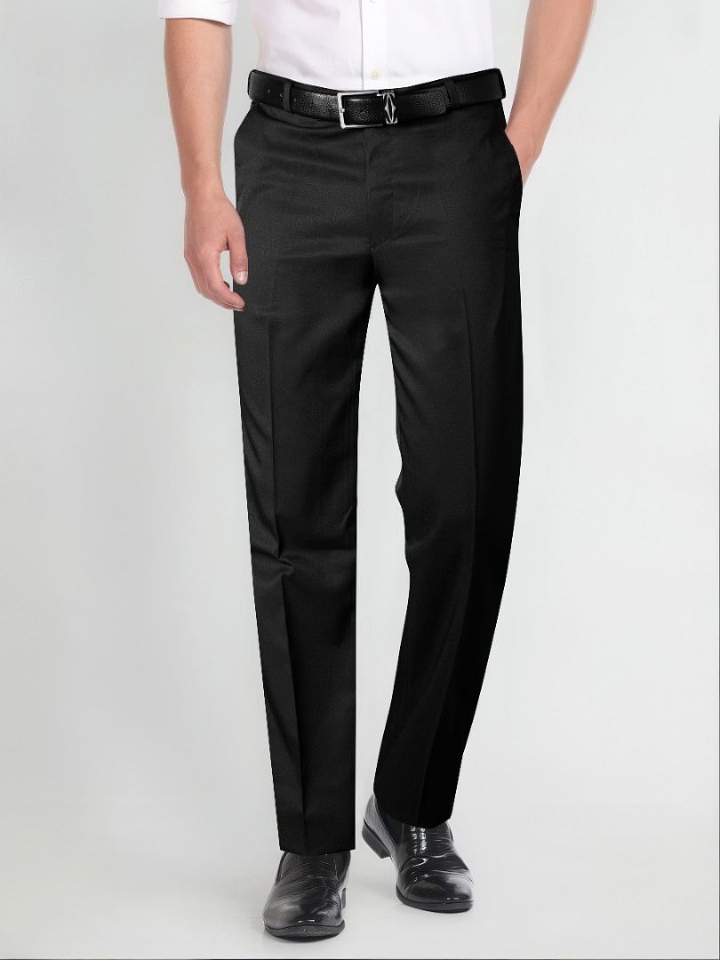 Authenzaa Men Formal Trouser 4SFF021 Black 