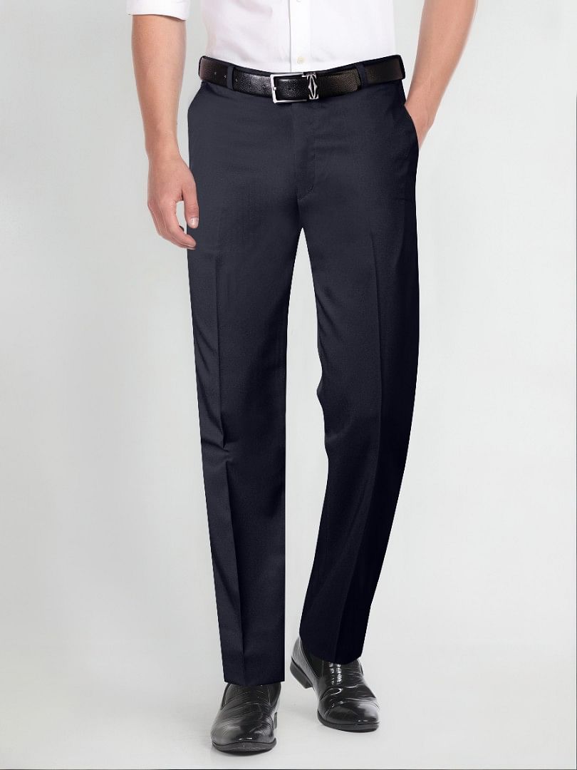 Authenzaa Men Formal Trouser 4SFF020 Navy 