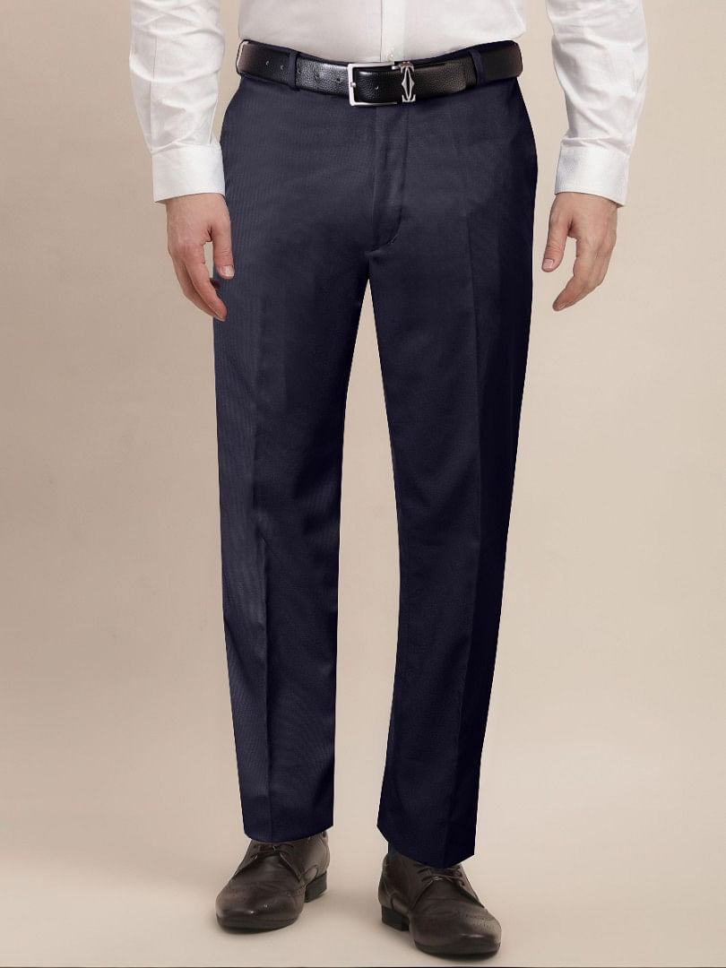 Authenzaa Men Formal Trouser 4SFF017 Navy 