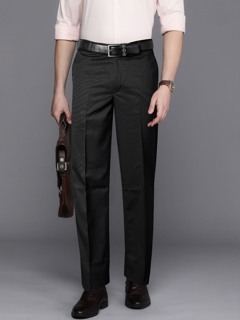 Authenzaa Men Formal Trouser 4SFF018 Black 
