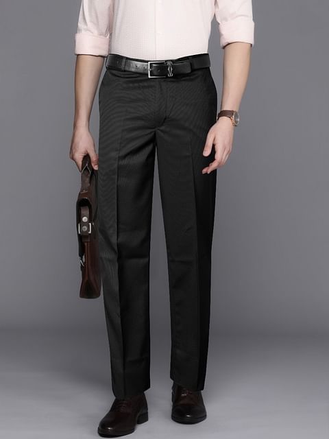 Authenzaa Men Formal Trouser 4SFF018 Black 