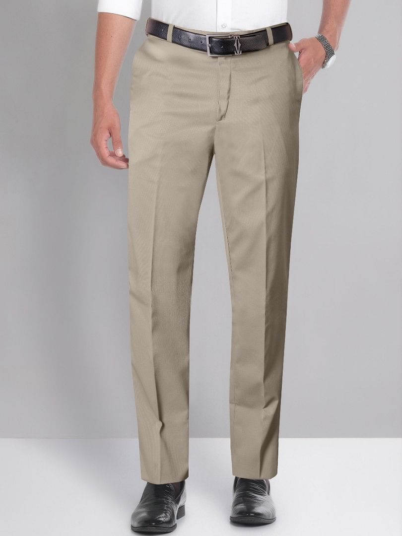 Authenzaa Men Formal Trouser 4SFF016 Beige 