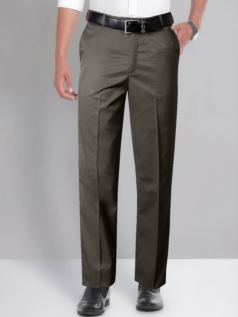 Authenzaa Men Formal Trouser 4SFF016 Olive 