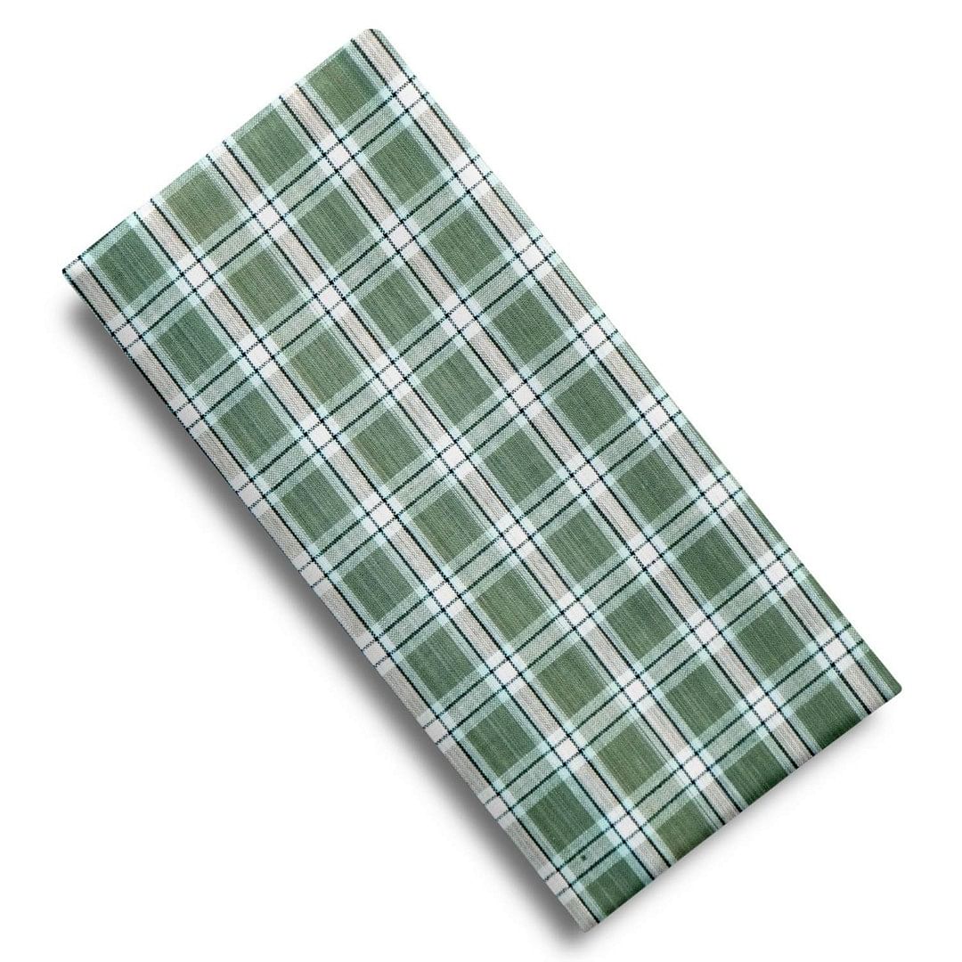 Authenzaa Men Checks Lungi BMCL002 Light Green 
