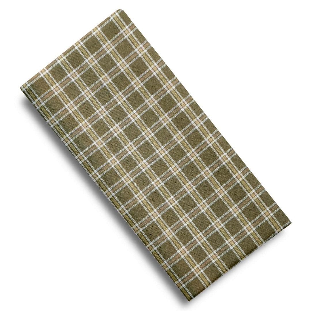 Authenzaa Men Checks Lungi BMCL003 Light Brown 
