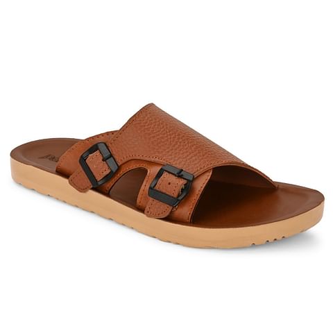 Pair-it Men PU Slipper Diction109 Tan