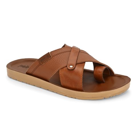 Pair-it Men PU Slipper DICTION112 Tan