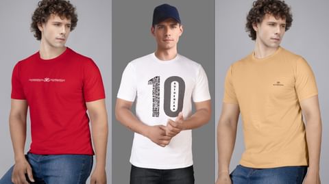 Authenzaa Men 3pcs Set Round Neck T-Shirt MHPRNT001 Multi 