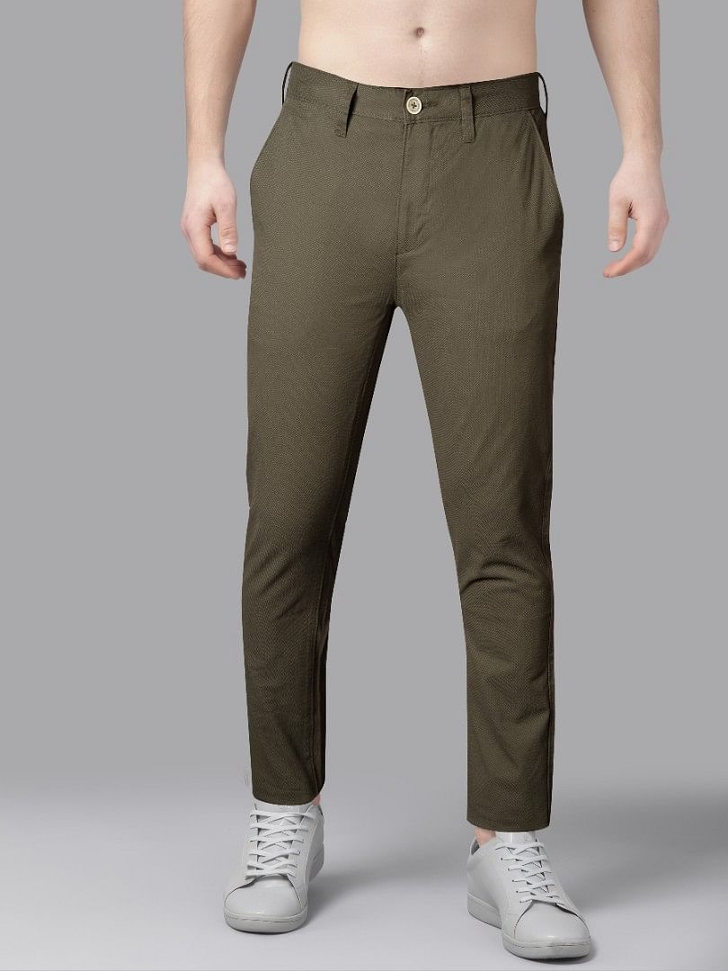 Authenzaa Men Casual Trouser SFCT001 Green 
