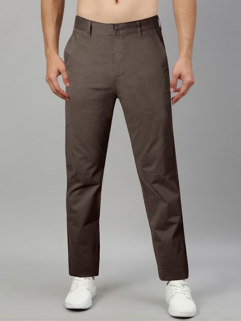 Authenzaa Men Casual Trouser SFCT003 Brown 