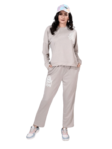 Authenzaa Women 2PC Nighty AC2N087 Cream 