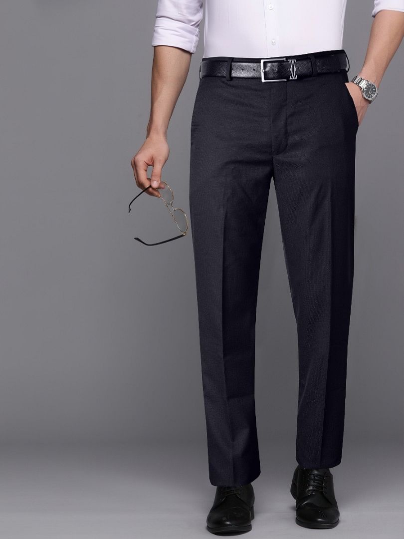 Authenzaa Men Formal Trouser SFFT001 Blue 