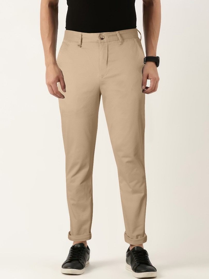 Authenzaa Men Casual Trouser SFCT008 Khakhi 