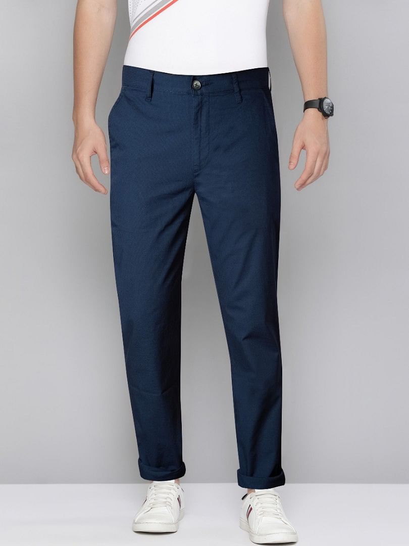 Authenzaa Men Casual Trouser SFCT010 Blue 