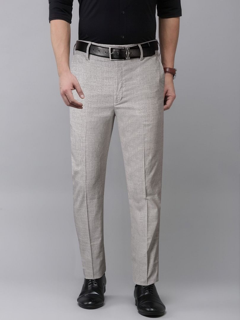 Authenzaa Men Formal Trouser SFFT007 Light Grey 