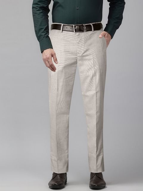 Authenzaa Men Formal Trouser SFFT003 Light Grey 