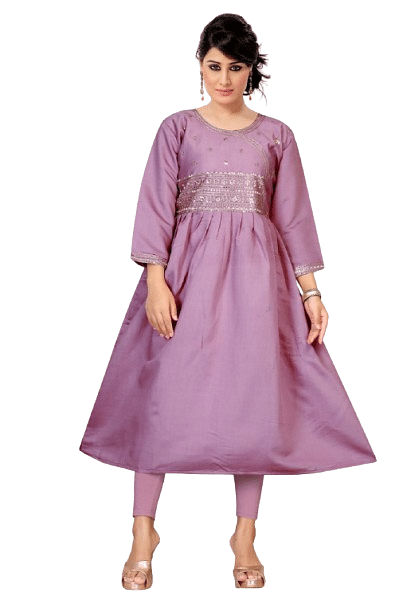 Authenzaa Women Kurti SMCKT114 Pink 