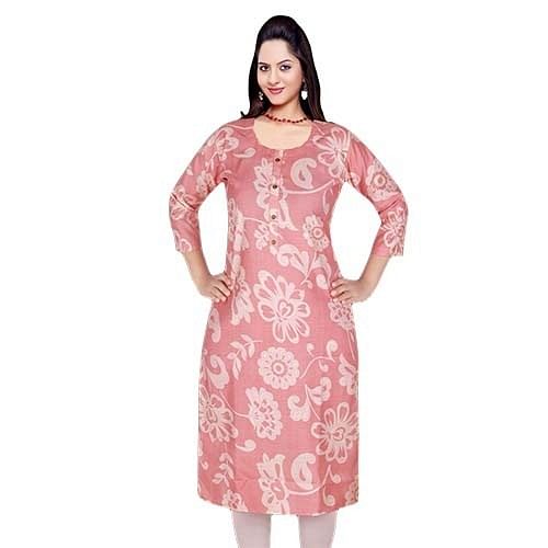Authenzaa Women Kurti HTKT009 Pink 