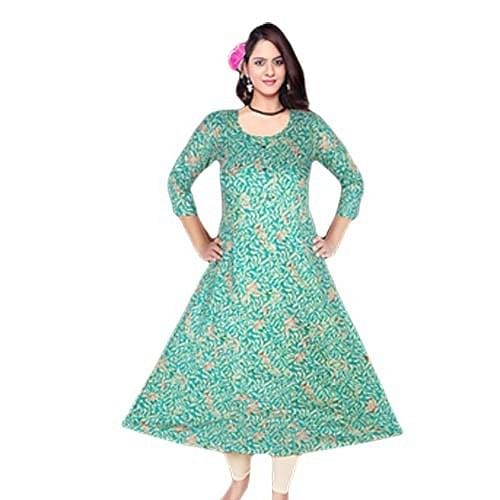 Authenzaa Women Kurti HTKT013 Green 
