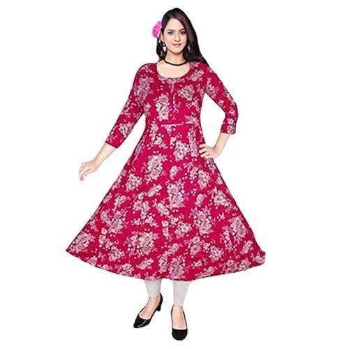Authenzaa Women Kurti HTKT014 Red 