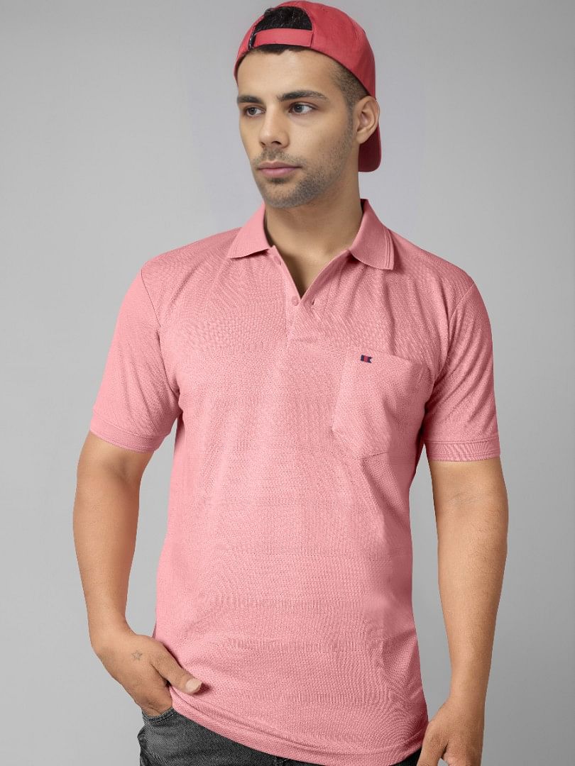 Authenzaa Men Polo T-Shirt GKPT012 Peach 