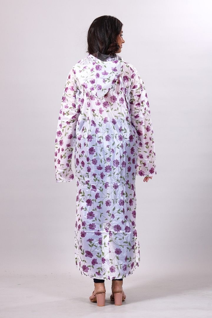 WOMENS-RAIN COAT-CS-RC0005, SILVER