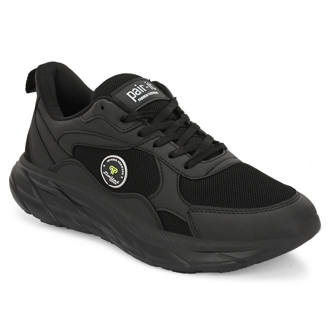 Pair-it Men Velocity Sports Shoes 001 Black