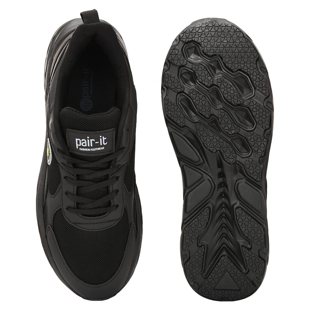 Pair-it Men Velocity Sports Shoes 001 Black