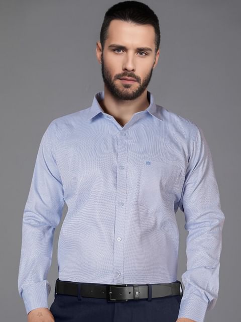 Authenzaa Men Formal Shirt ITFS021 Blue 2 