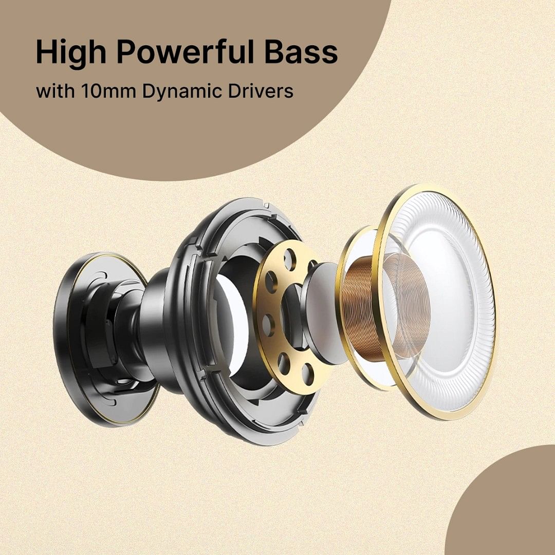 pTron Rhythm 3.5 mm (Aux) Wired Earphones with Powerful Bass