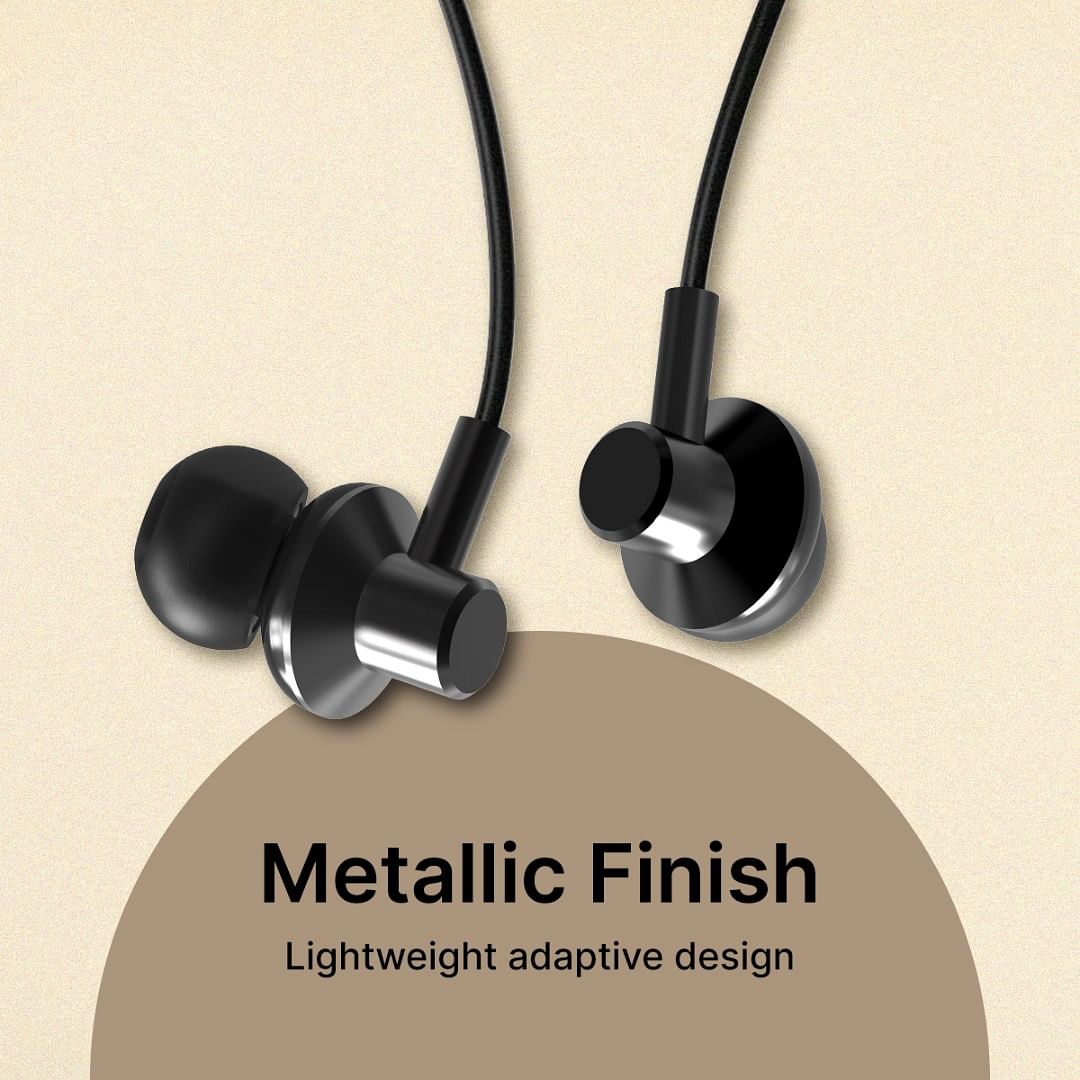 pTron Rhythm 3.5 mm (Aux) Wired Earphones with Powerful Bass