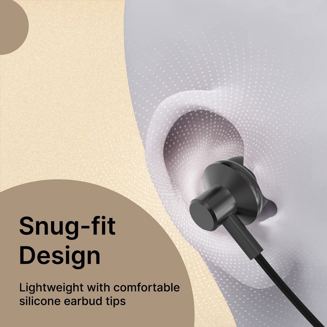 pTron Rhythm 3.5 mm (Aux) Wired Earphones with Powerful Bass
