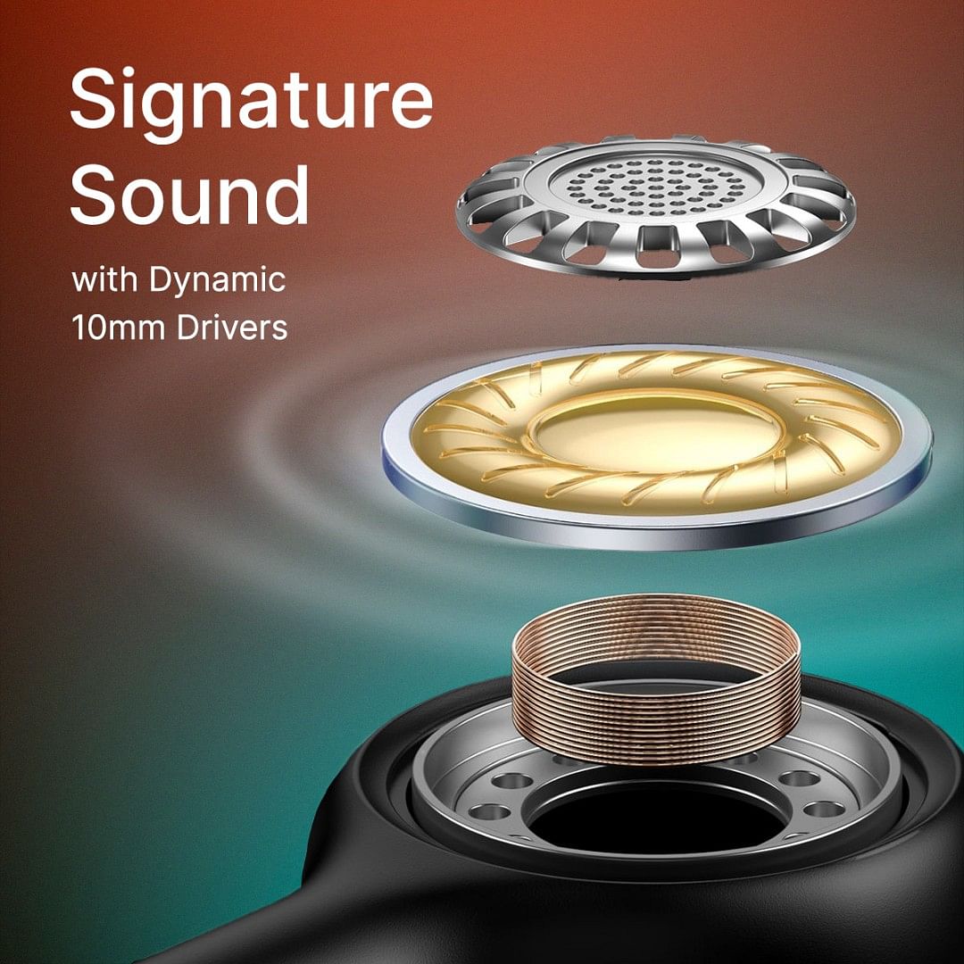 pTron Tunes Type C Wired Earphones with Signature Sound