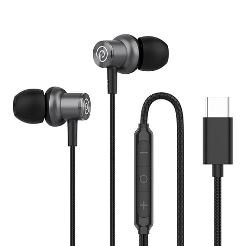 pTron Tunes Type C Wired Earphones with Signature Sound