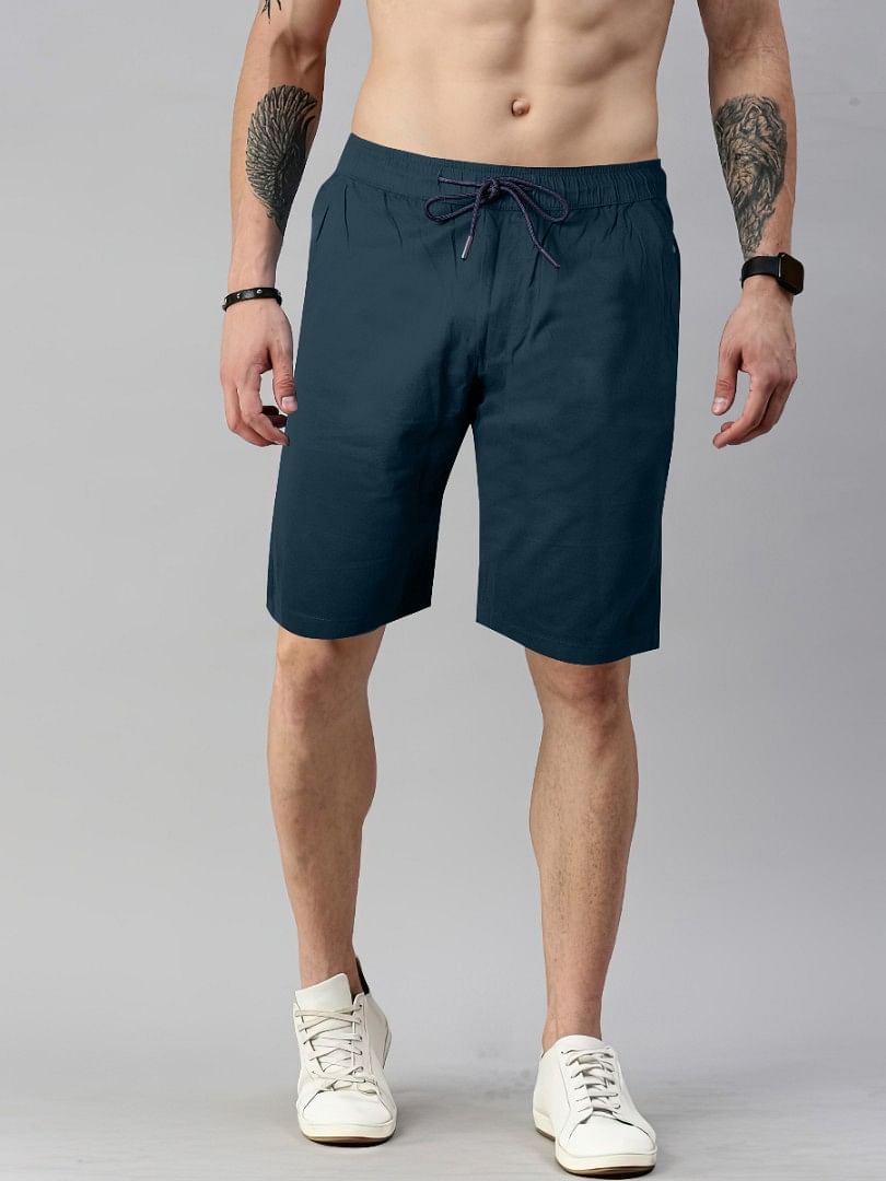 Authenzaa Men Shorts SFMS006 Navy 