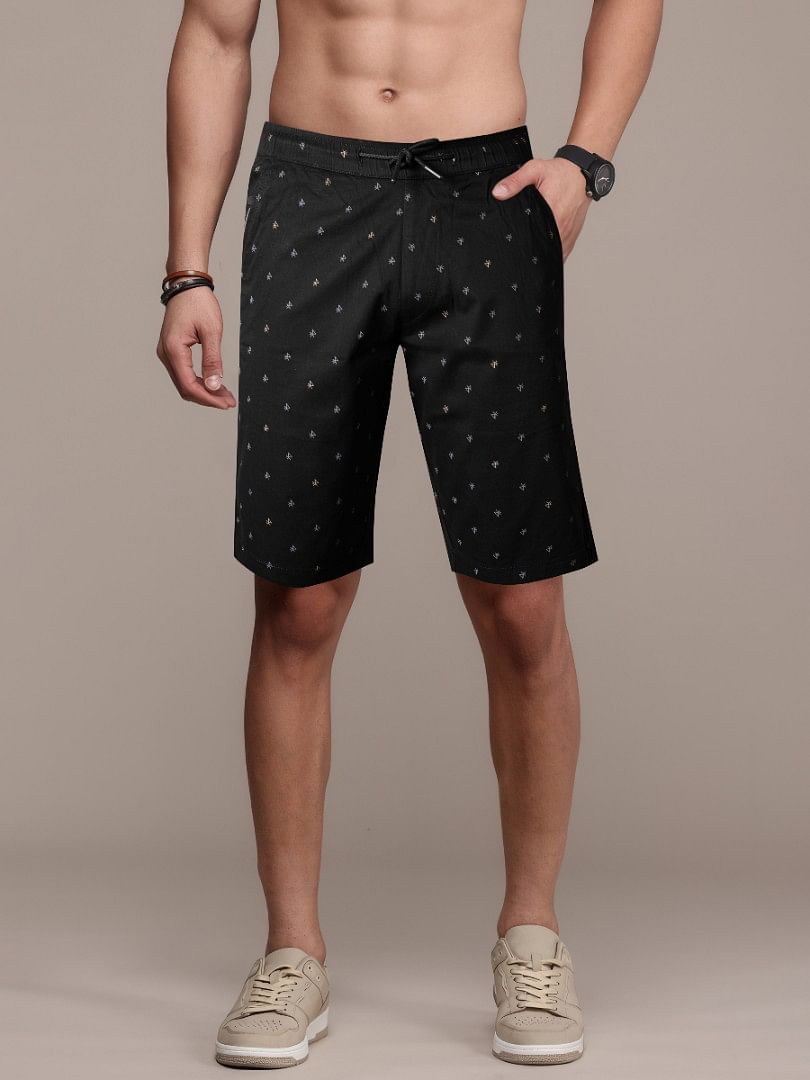 Authenzaa Men Shorts SFMS005 Black  