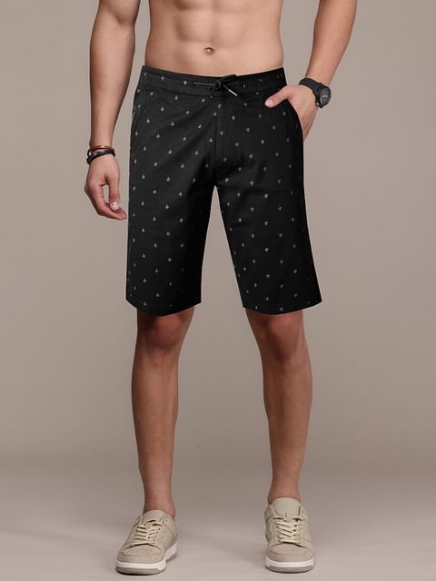 Authenzaa Men Shorts SFMS005 Black  