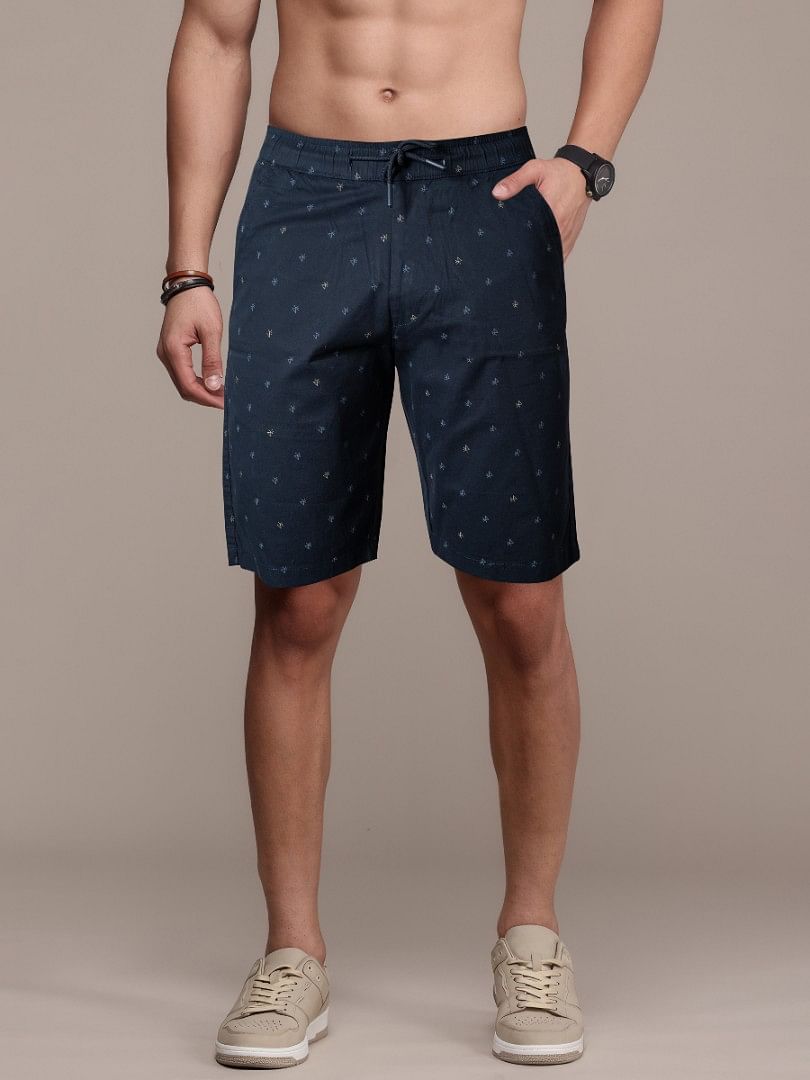 Authenzaa Men Shorts SFMS005 Dark Blue 
