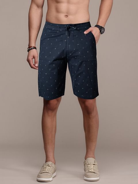 Authenzaa Men Shorts SFMS005 Dark Blue 