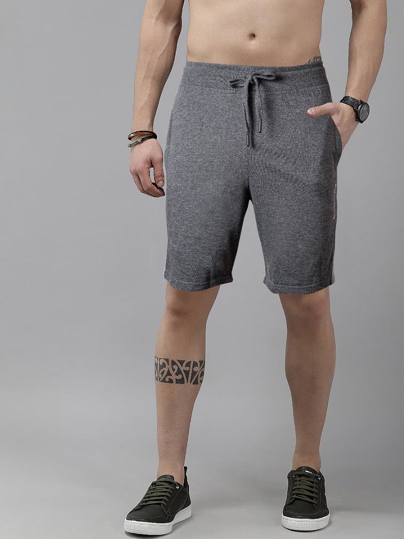 Authenzaa Men Casual Barmuda CS-TB002 Dark.Grey 