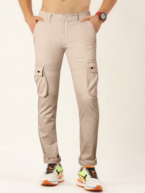 Authenzaa Men Cargo Pant 4SCP020 Beige 