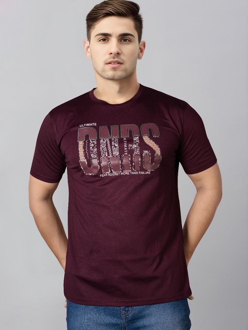 Authenzaa Round Neck T-Shirt GKRNT003 Navy 