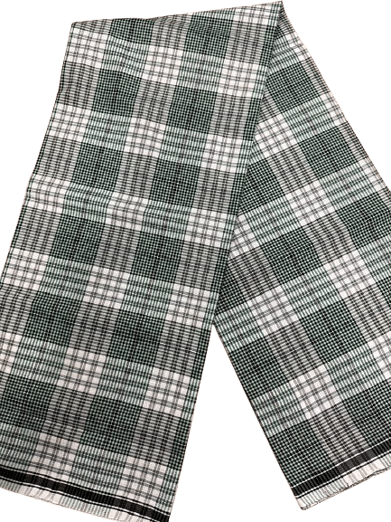 Authenzaa Men Checks Lungi BMCL005 Pista White Chex 