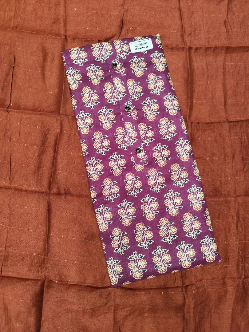 Authenzaa Women Kurti Dress Material LBDM026 Purple 