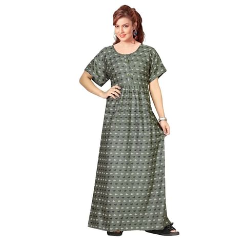 Authenzaa Women Nighty SMWN033 Grey 