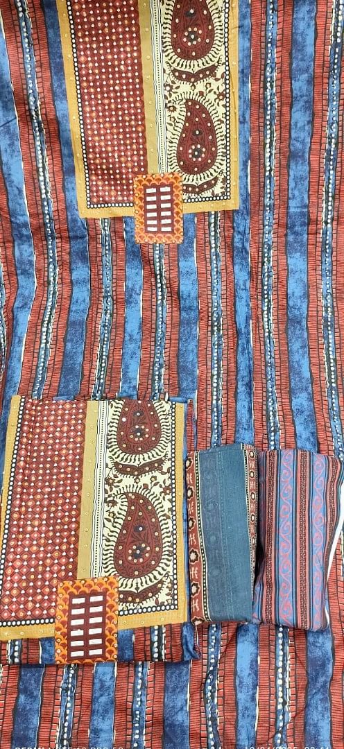 Authenzaa Women Kurti Dress Material GDWDM001 Multi 1 