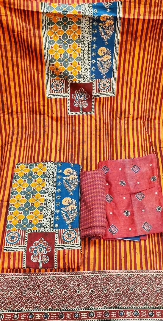 Authenzaa Women Kurti Dress Material GDWDM001 Multi 2 
